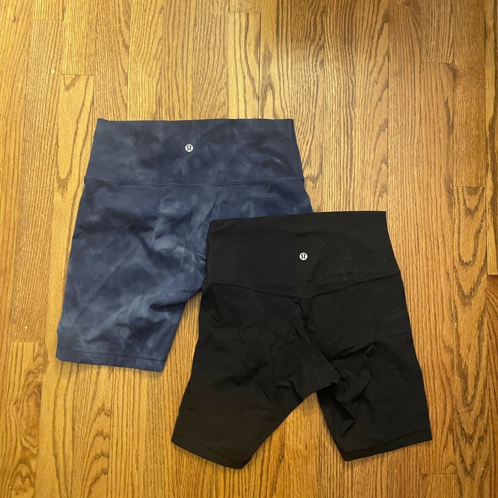 Lululemon 8” biker shorts